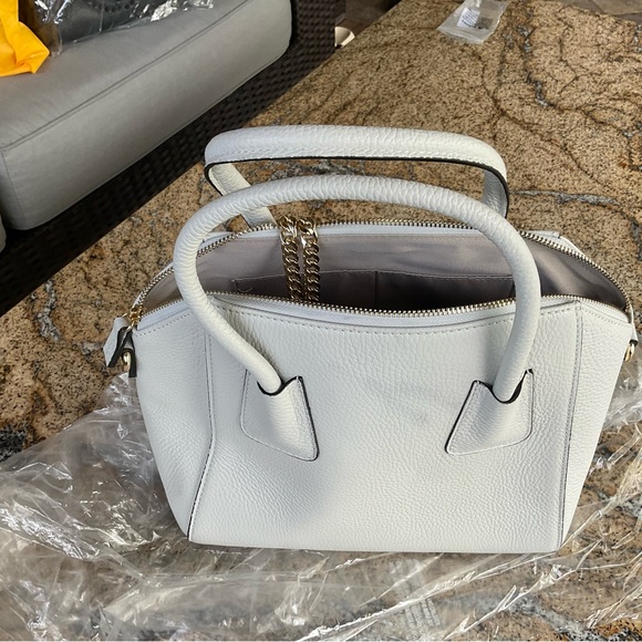 💥PRICE DROP💥WOW‼️VALENTINO BY MARIO VALENTINO MINIMI SATCHEL WHITE PURSE BAG‼️ - Picture 9 of 11